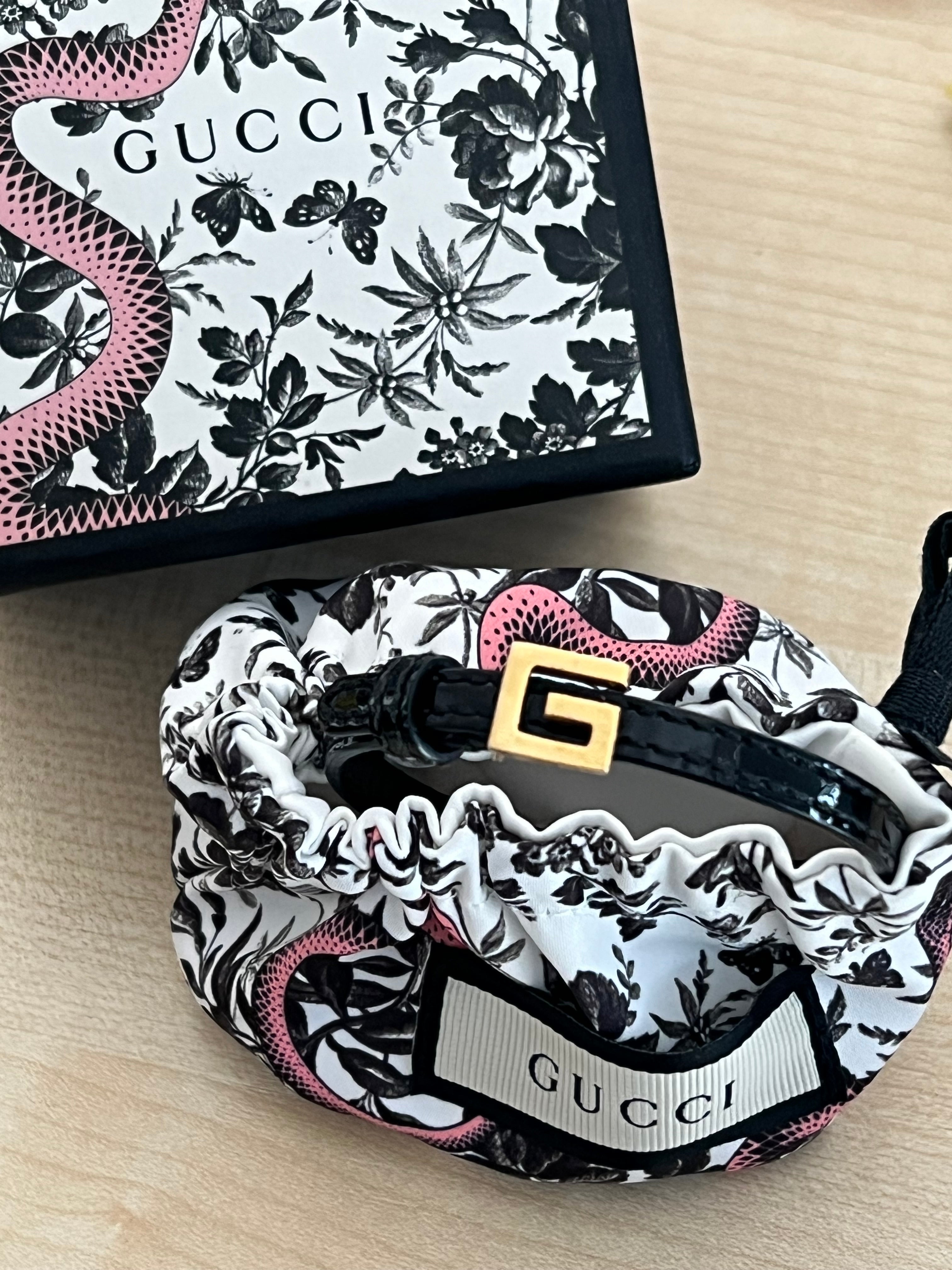 GUCCI Bracelet Bangle cuir vernis
