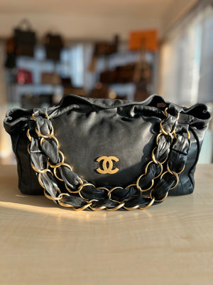Sac Chanel cuir Caviar authentifié — Le Comptoir Vintage