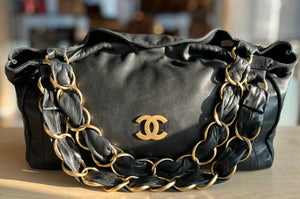 Sac Chanel cuir Caviar authentifié — Le Comptoir Vintage