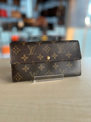 Portefeuille Louis Vuitton Sarah Monogram authentifié — Le Comptoir Vintage