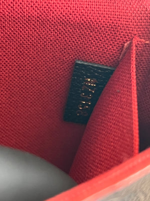 Louis Vuitton Pochette Félicie Monogram Empreinte Marine Rouge — vue 9 | Le comptoir vintage