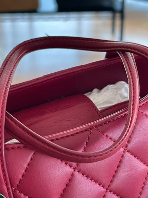 Chanel Sac Cabas Matelassé Chaîne CC — vue 12 | Le comptoir vintage