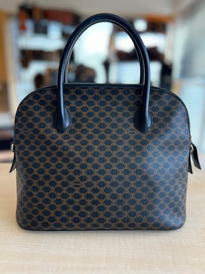 Celine Sac Bugatti Boston Macadam — vue 2 | Le comptoir vintage