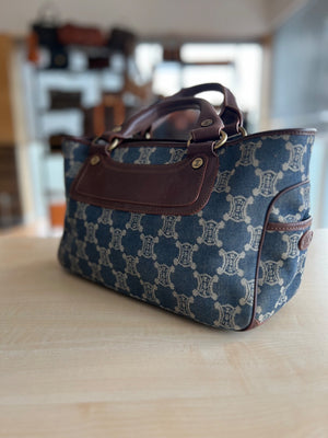 Celine Boogie Denim Macadam — vue 3 | Le comptoir vintage