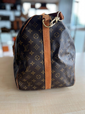 Louis Vuitton Keepall 60 Bandoulière Monogram — vue 4 | Le comptoir vintage
