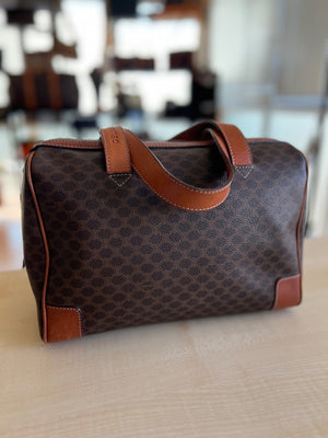 Celine Boston Bag Macadam — vue 11 | Le comptoir vintage