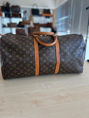 Louis Vuitton Keepall 55 Monogram — vue 2 | Le comptoir vintage