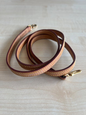 Louis Vuitton Bandoulière cuir naturel authentifiée — Le comptoir vintage