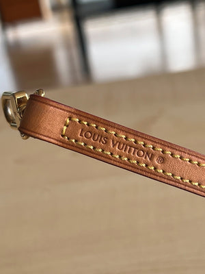Louis Vuitton Bandoulière cuir naturel — vue 6 | Le comptoir vintage