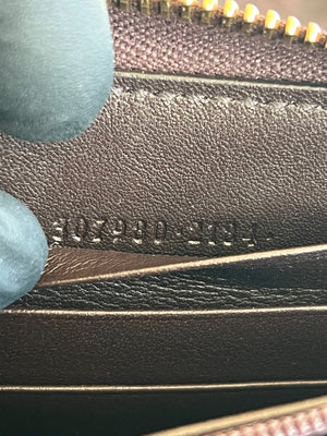 Gucci Portefeuille long zippé Guccissima — vue 14 | Le comptoir vintage