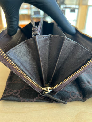 Gucci Portefeuille long zippé Guccissima — vue 17 | Le comptoir vintage