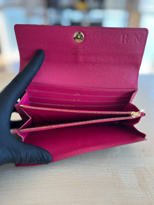 Louis Vuitton Portefeuille Sarah Monogram Murakami Noir avec chaîne amovible — vue 7 | Le comptoir vintage