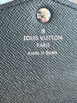 Louis Vuitton Portefeuille Sarah Épi Noir — vue 10 | Le comptoir vintage