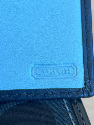 Coach Portefeuille long Signature avec boucle et porte-chéquier amovible — vue 16 | Le comptoir vintage