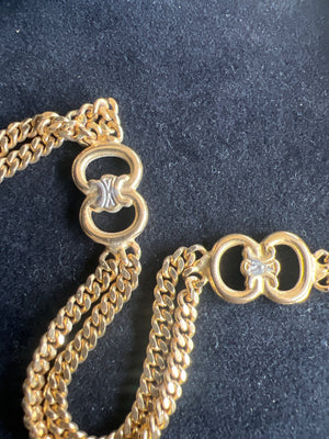 Collier Céline Macadam — vue 3 | Le comptoir vintage