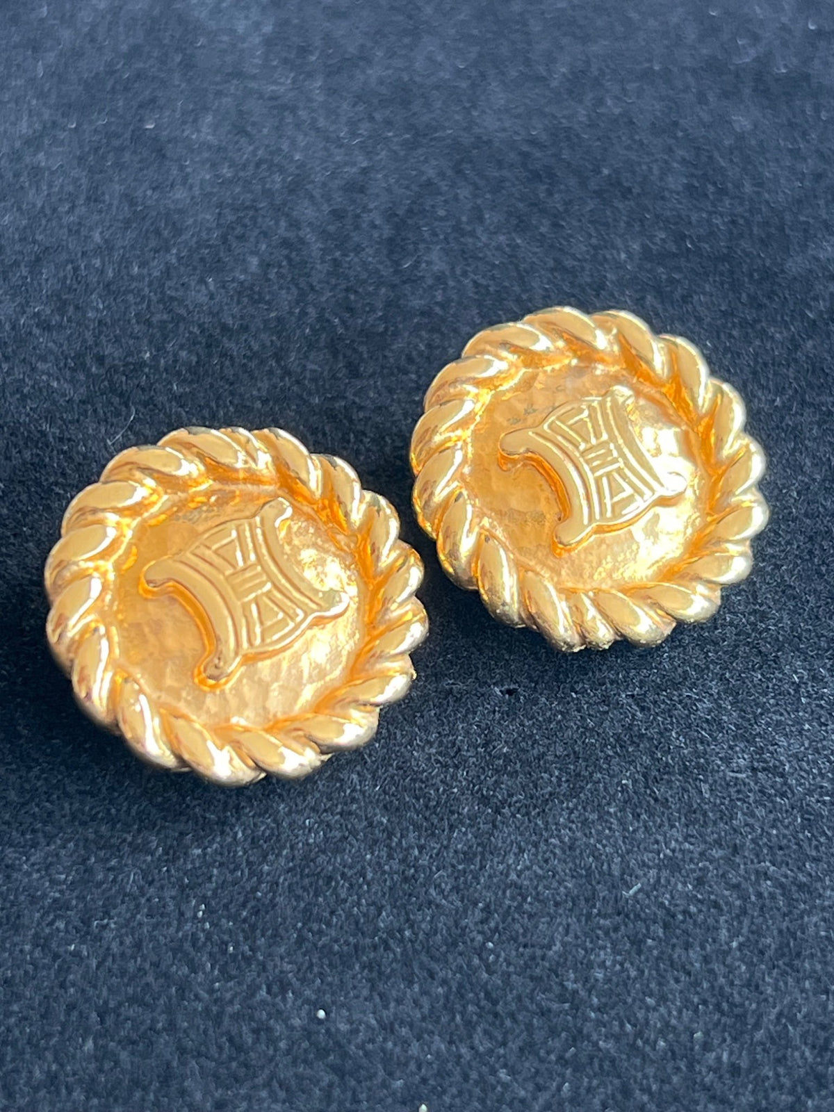 Boucles d'oreilles Céline authentifiée — Le comptoir vintage