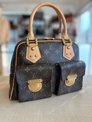 Sac Louis Vuitton Manhattan PM authentifié — Le comptoir vintage