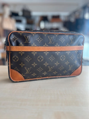 Pochette Louis Vuitton Compiègne 28 authentifiée — Le comptoir vintage