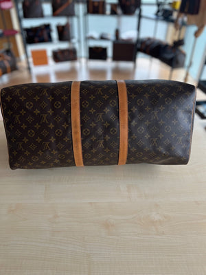 Sac de voyage Louis Vuitton Keepall Bandoulière 55 — vue 6 | Le comptoir vintage