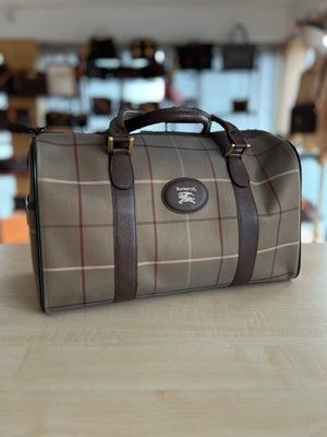 Sac Boston Burberrys authentifié — Le comptoir vintage