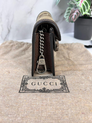 Portefeuille Gucci en toile Monogram Beige - Le Comptoir Vintage