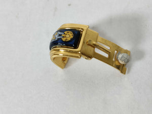 Boucles d'oreilles Hermès plaquée or — vue 8 | Le comptoir vintage