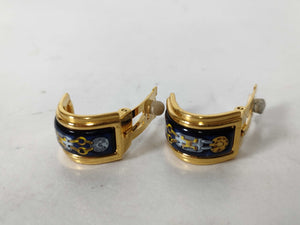 Boucles d'oreilles Hermès plaquée or — vue 4 | Le comptoir vintage
