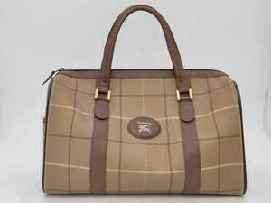 Sac Boston Burberrys — vue 2 | Le comptoir vintage