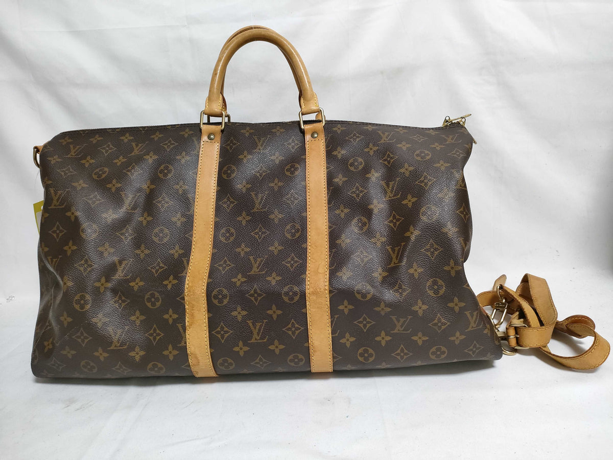 Sac Louis Vuitton Keepall Bandoulière 55 authentifiée — Le comptoir vintage