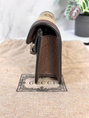 Portefeuille Gucci en toile Monogram Beige - Le Comptoir Vintage
