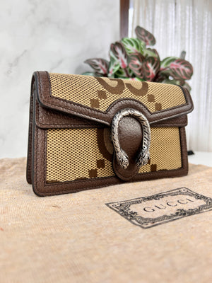 Portefeuille Gucci en toile Monogram Beige - Le Comptoir Vintage