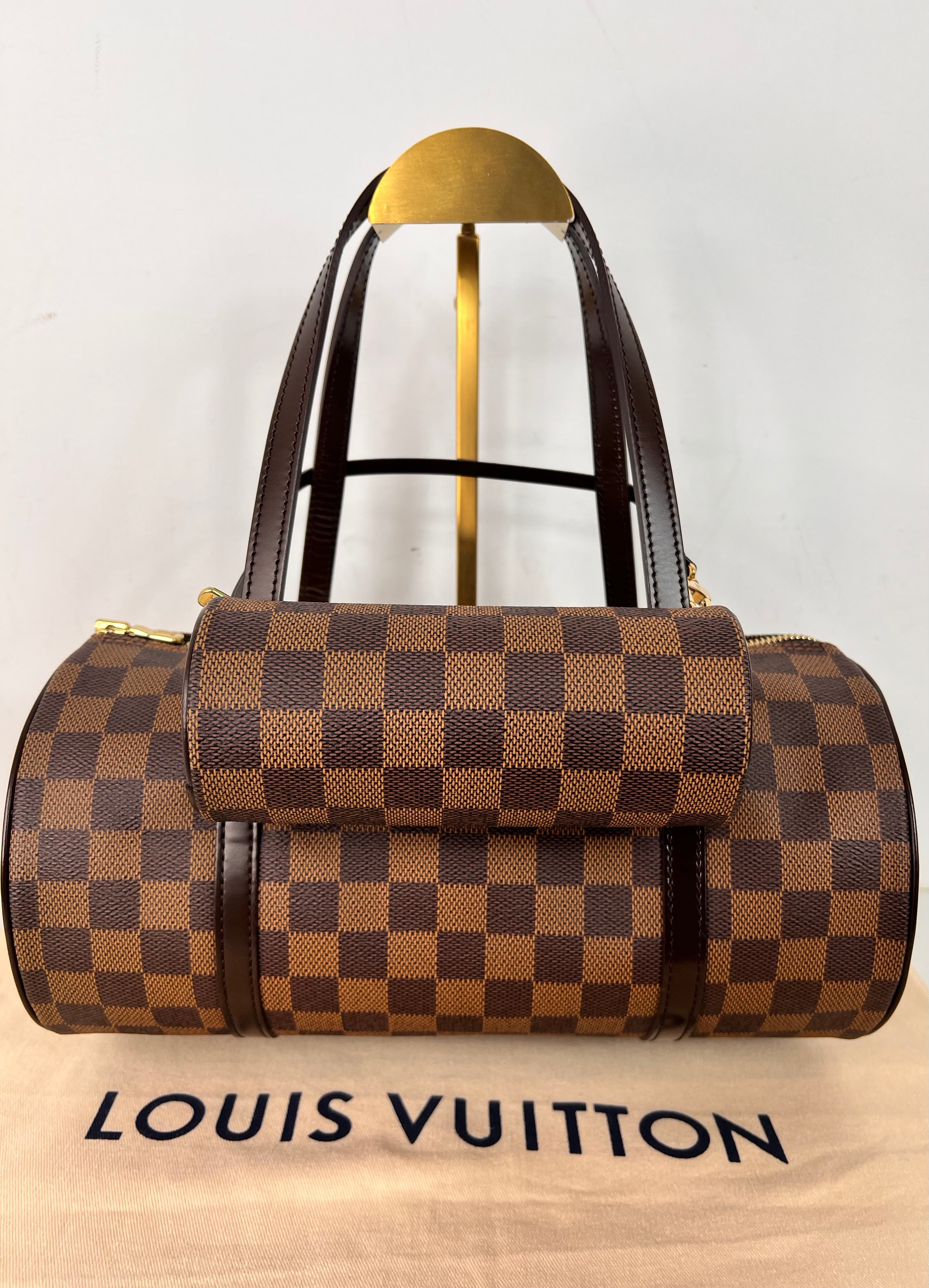 Sac Louis Vuitton Papillon en toile Damier Èbène authentifié — Le Comptoir Vintage