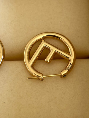 FENDI F's Earrings — vue 4 | Le comptoir vintage
