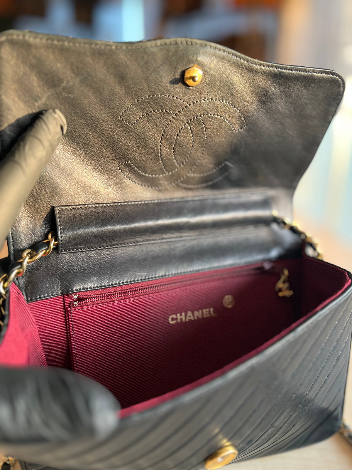 Sac Chanel Timeless Flap matelassé authentifié — Le Comptoir Vintage