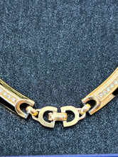 Collier Dior CD orné d'une pierre authentifié — Le Comptoir Vintage