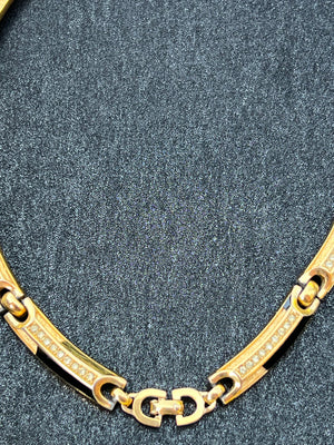 Collier Dior with Stone Dior CD — vue 2 | Le comptoir vintage