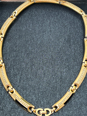 Collier Dior with Stone Dior CD — vue 4 | Le comptoir vintage