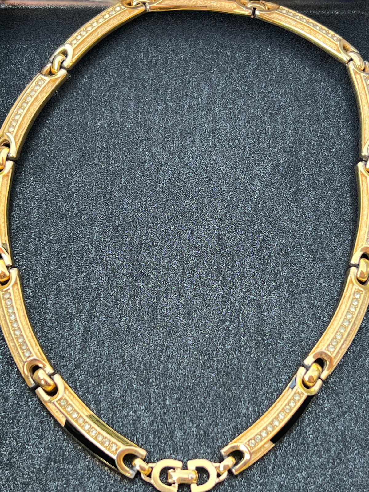 Collier Dior with Stone Dior CD — vue 4 | Le comptoir vintage