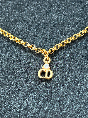 Bracelet Dior plaqué or authentifié — Le Comptoir Vintage