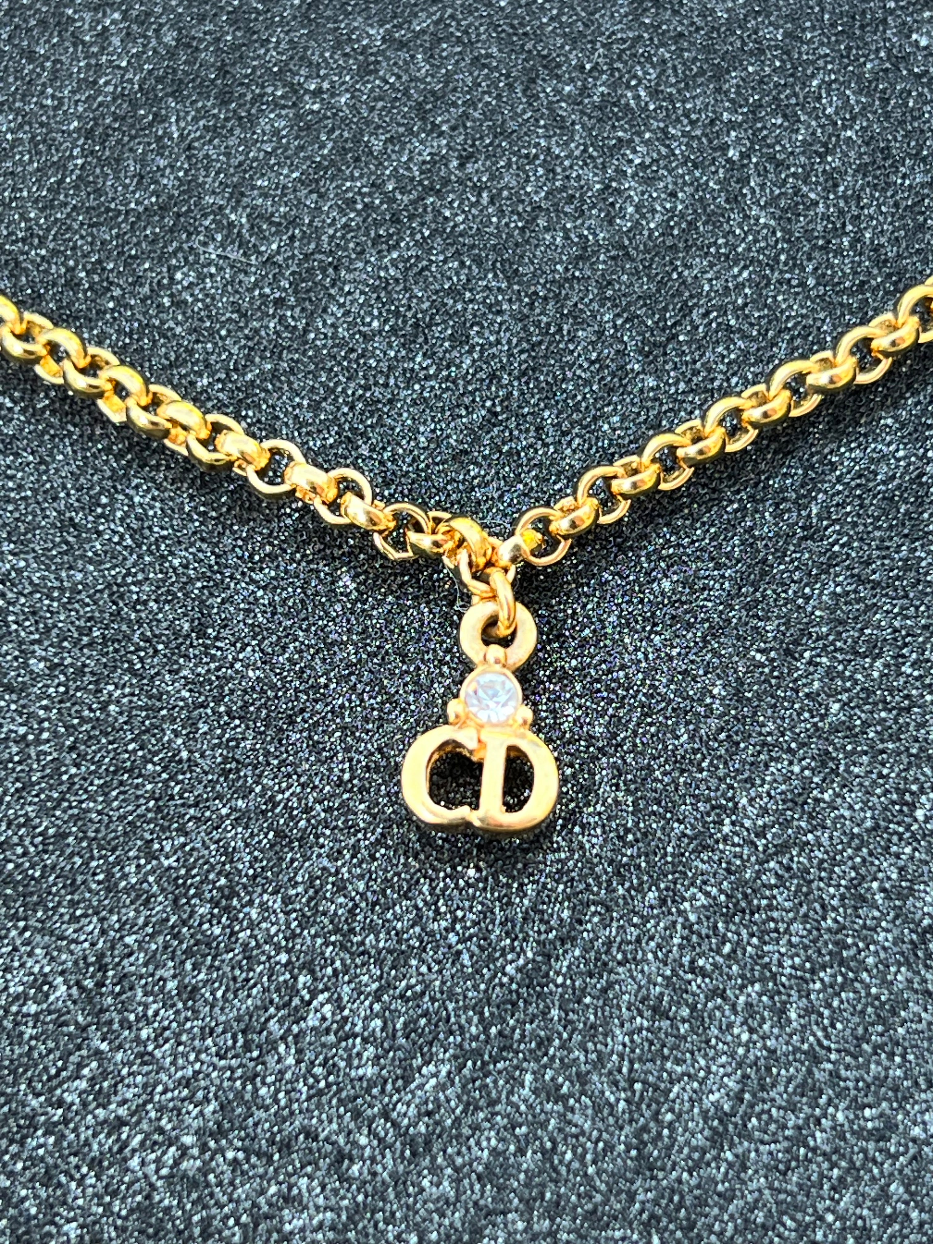 Bracelet Dior plaqué or authentifié — Le Comptoir Vintage