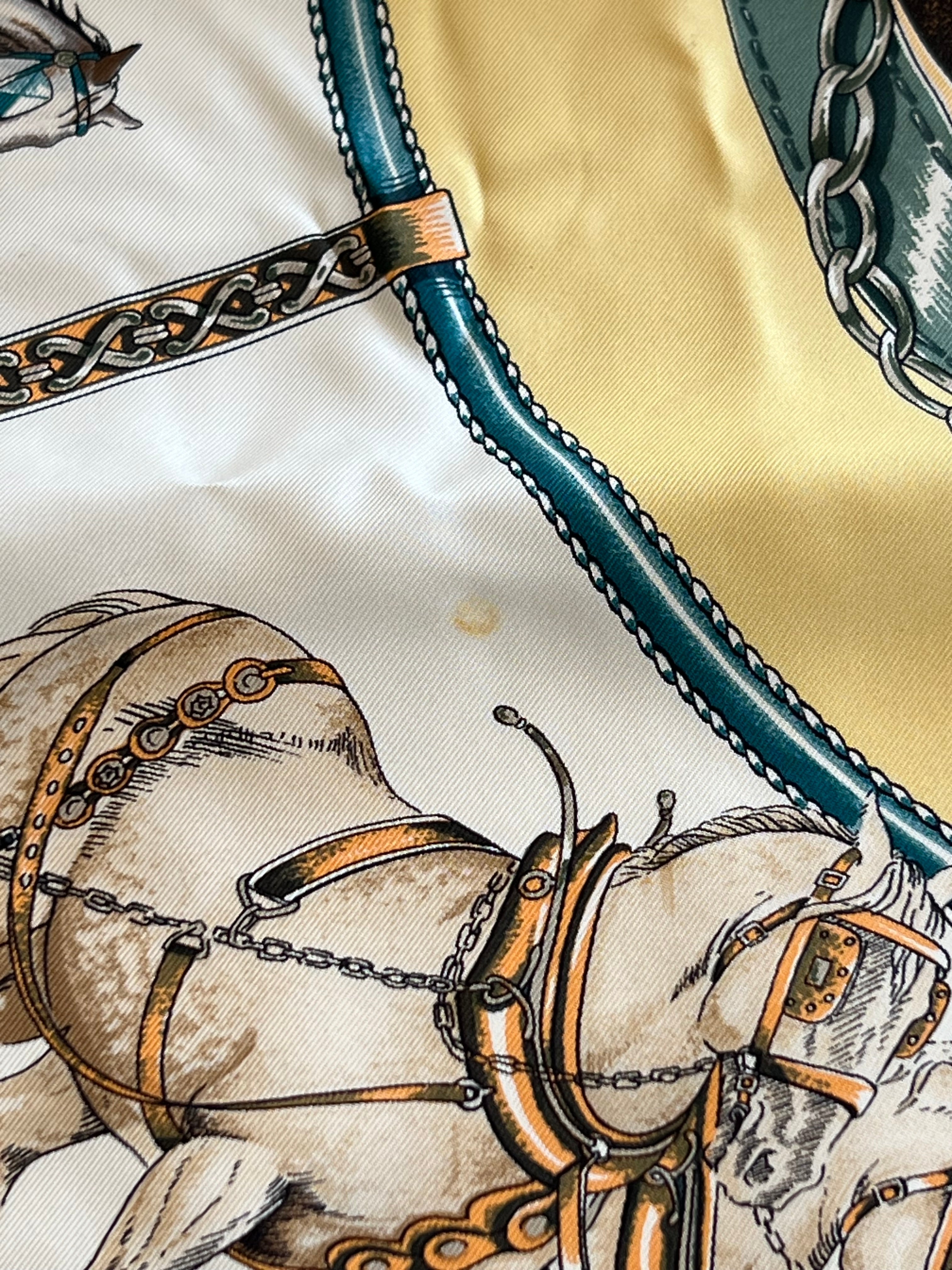 Hermès Chevaux de Trait silk scarf 90 cm | LCV