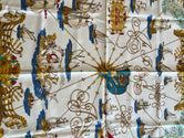 Foulard Hermès Carré Voiles de Lumière authentifié — Le Comptoir Vintage