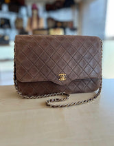 Sac Chanel Simple Flap en cuir matelassé authentifié — Le Comptoir Vintage