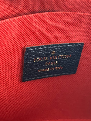 Louis Vuitton Pochette Félicie Monogram Empreinte Marine Rouge — vue 8 | Le comptoir vintage
