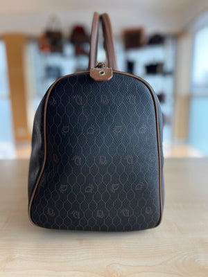 Christian Dior Sac de voyage Boston Honeycomb — vue 3 | Le comptoir vintage