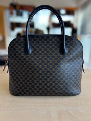 Celine Sac Bugatti Boston Macadam authentifié — Le comptoir vintage