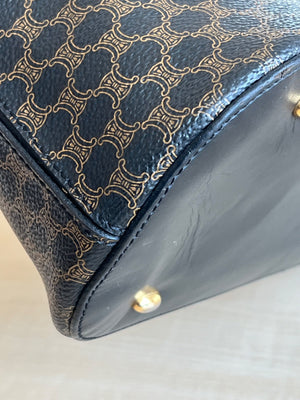 Celine Sac Bugatti Boston Macadam — vue 7 | Le comptoir vintage