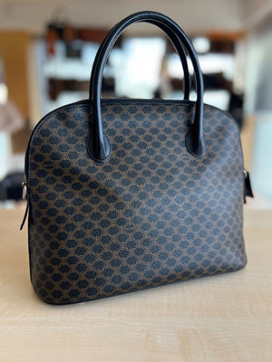 Celine Sac Bugatti Boston Macadam — vue 9 | Le comptoir vintage