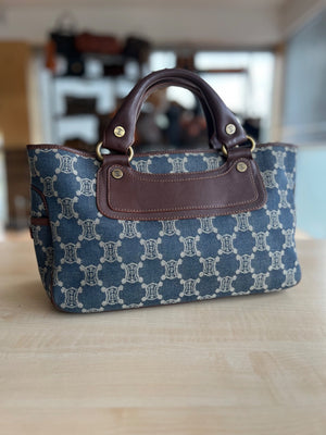 Celine Boogie Denim Macadam authentifié — Le comptoir vintage
