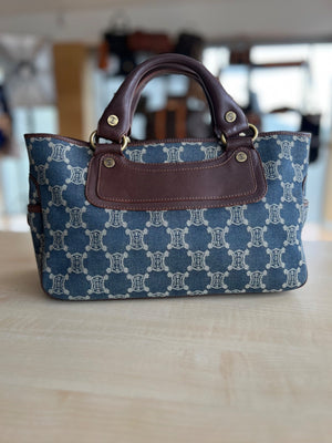 Celine Boogie Denim Macadam — vue 2 | Le comptoir vintage